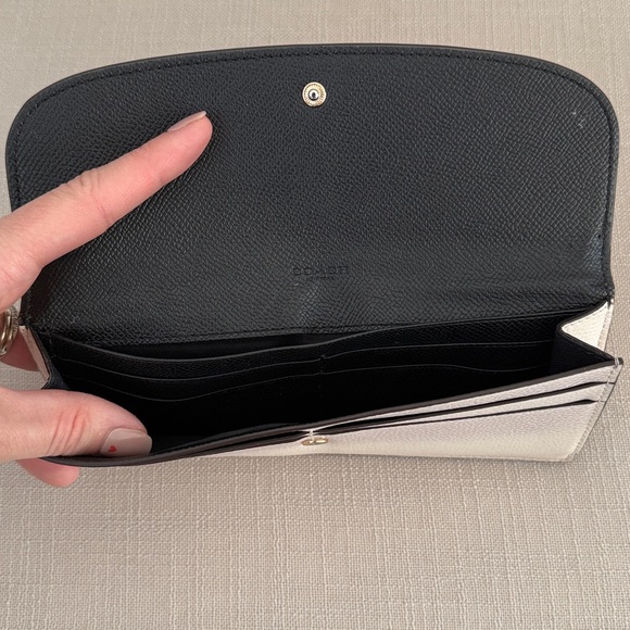 Coach Taupe and Ivory Women's Wallet - Picture 4 of 4